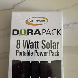 8 Watt Professional Solar Charger Hiking- Travel- Beach