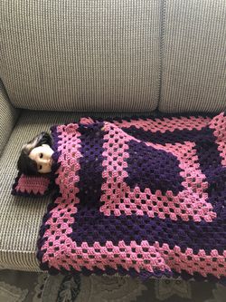 American girl doll blanket