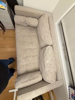 Article Sven 72” Tufted Loveseat Sofa – Light Gray