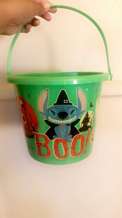 Disney Stitch Halloween Trick-or-Treat Bucket