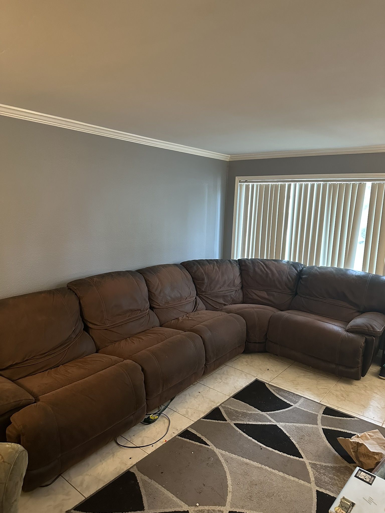 Sectional Reclining Couch