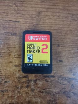Nintendo switch game super Mario Maker 2
