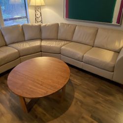Leather Sectional L-Shape