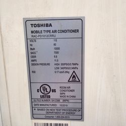 Toshiba AC 10,000btu working perfect
