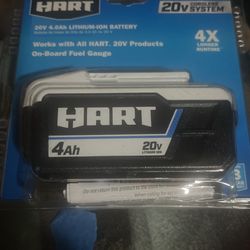  Battery  - HART 20V 4AH  Battery 