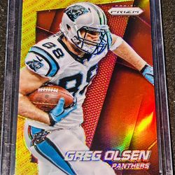 Greg Olsen Prizm Gold Red Logo Refractor 2014