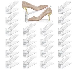 Clear organizer shoes
