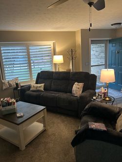 Small used taupe/grey sofa.  No tears, holes or damage.
