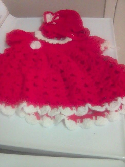 Small Girls Crochet Dress
