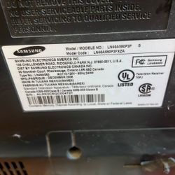 46 Inch Samsung TV With Remote 