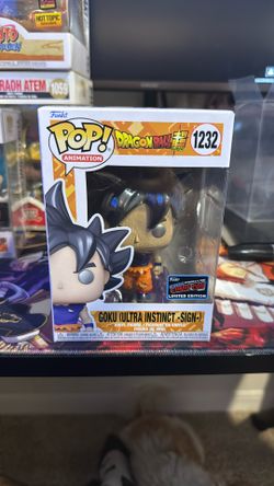 Funko Pop Goku Ultra Instinct Sign Nycc