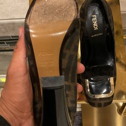 Fendi Fabric Heels 