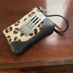 Leather & Hide Clutch Purse