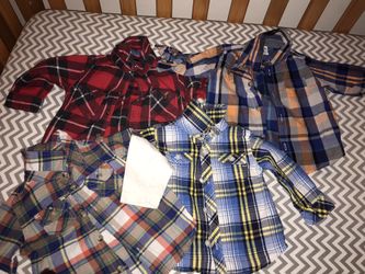 6-12 months button up shirts