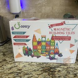 Cossy Magnet tiles 120 Pieces! New In Sealed Box 