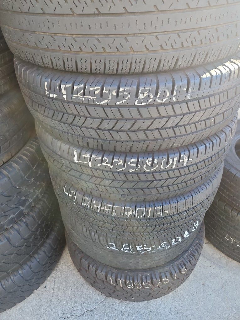 Pair LT 235 /80/17 Michelin