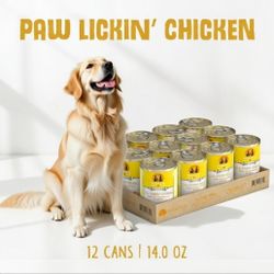 Paw Lickn 100% Chicken Breast Dog Food 1 CASE