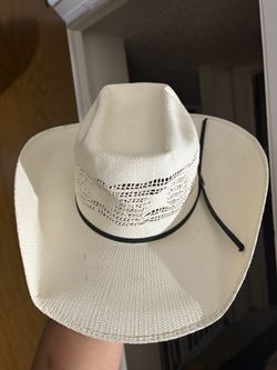 Cody Johnson Resistol Straw Hat Size 7 1/8