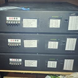 3x48v 51.2v Server Rack Lithium Battery 7500 Watt (2500Watt x3) 50AH -

