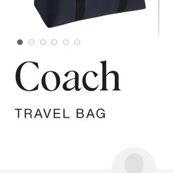 Coach Travele Bag