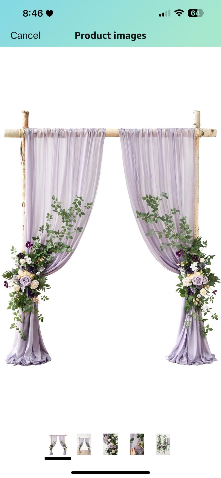 Ling's Moment Wedding Arch Flowers Kit