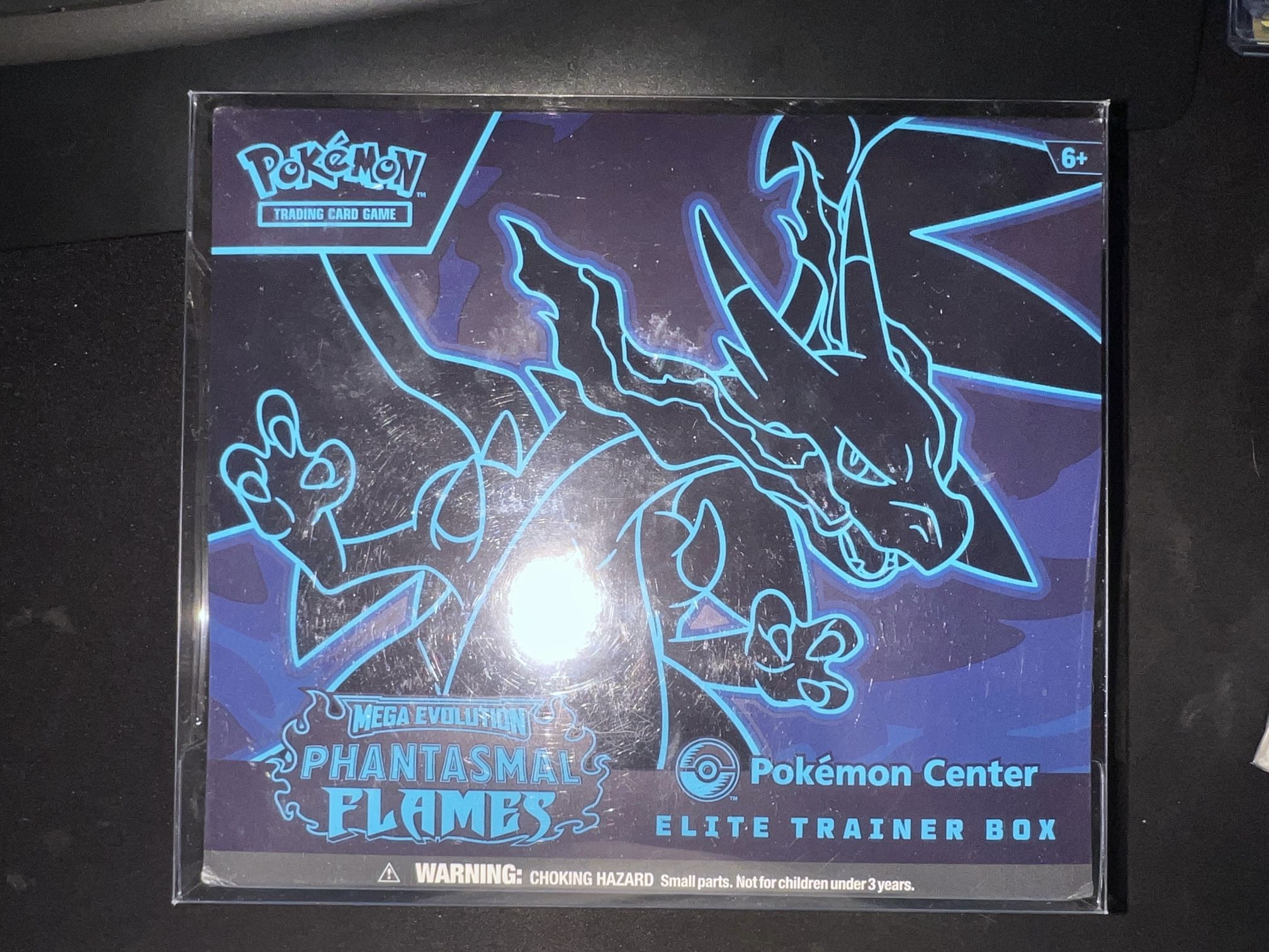 Pokémon Phantasmal Flames Pokémon Center ETB – Sealed (Minor Tear in Corner