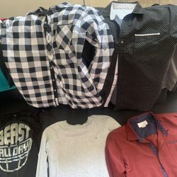 Boy Shirts Size 10-12