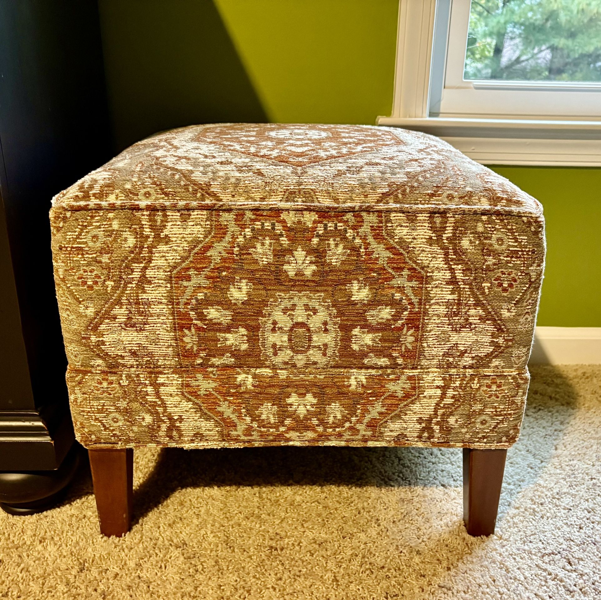Ethan Allen Ottoman Cube Set