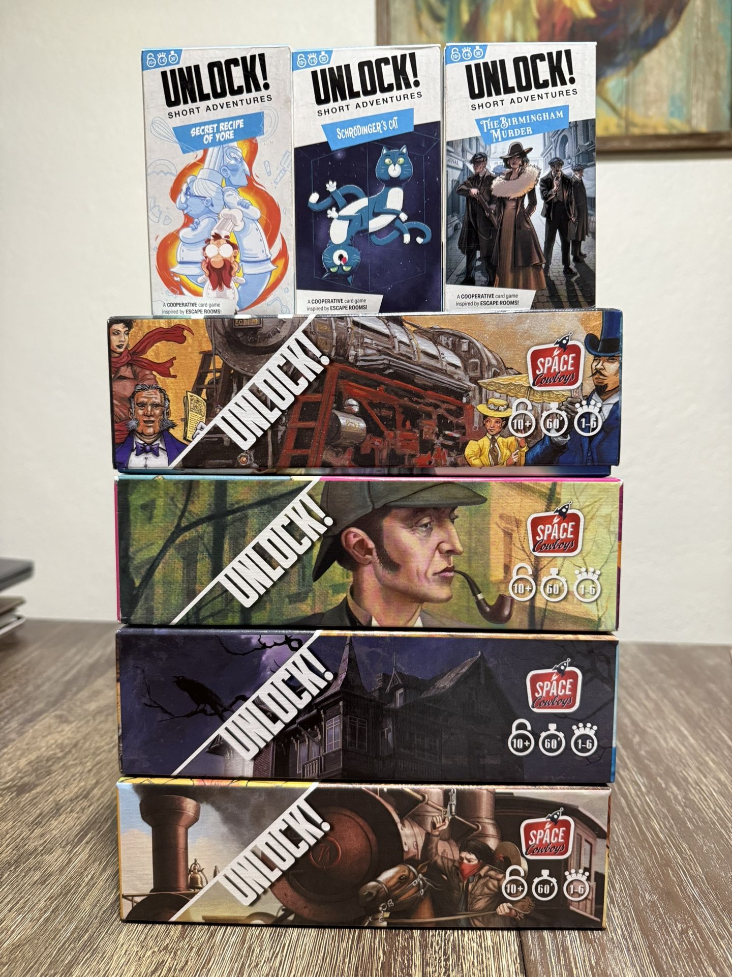 Unlock adventure board Games