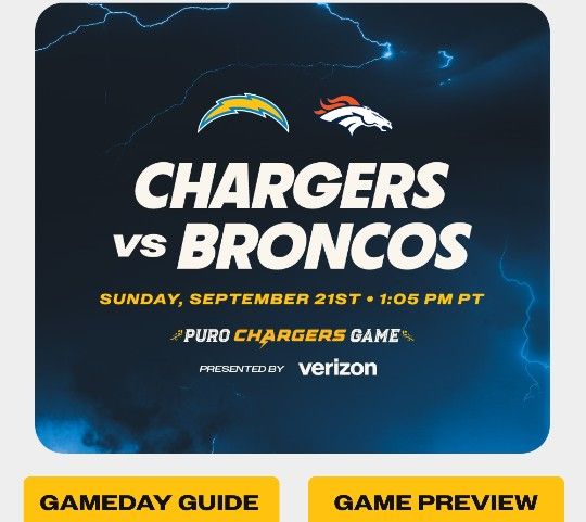 All Chargers Home Games