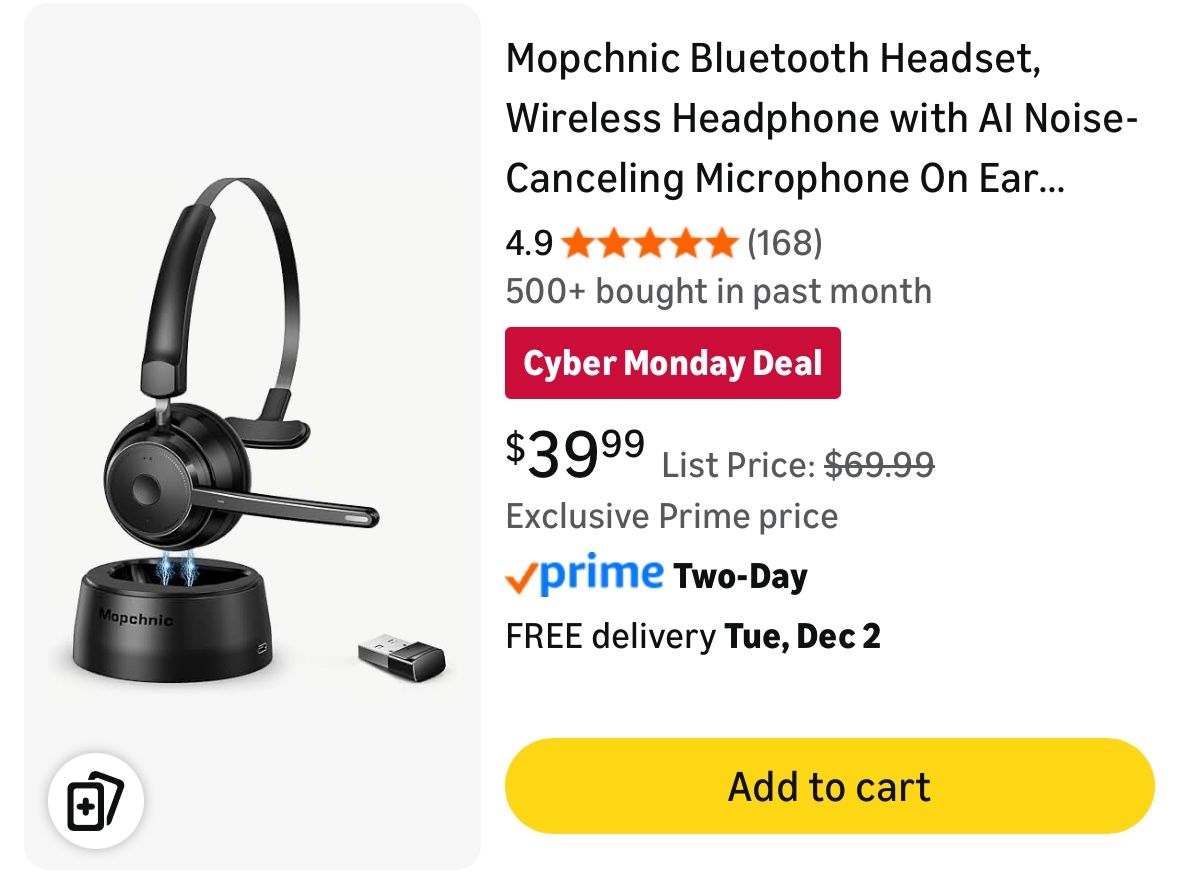 Bluetooth Wireless Headset