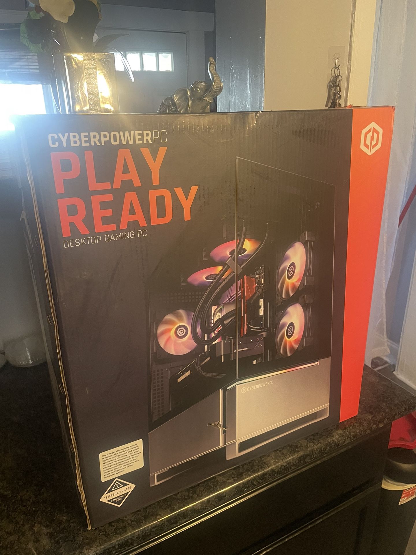 CyberPowerPC Gamer Master Gaming PC, AMD Ryzen 5 5500 3.6GHz, Radeon RX 6400 4GB, 16GB DDR4, 500GB PCIe Gen4 SSD, WiFi Ready & Windows 11 Home
