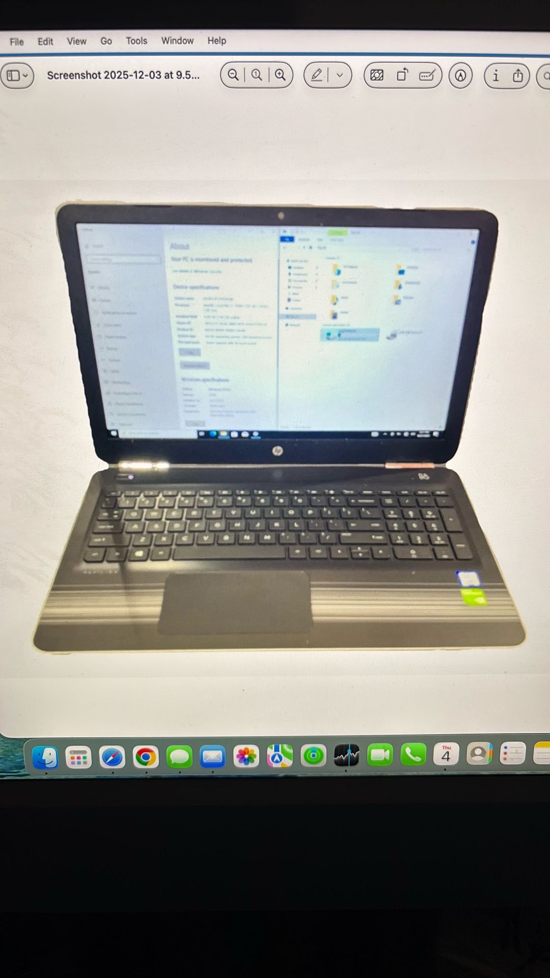 HP 15t-aw100 i7 2.7GHz 2TBSSD 16GB RAM WINDOWS 11 PRO OFFICE 2024 AC Included