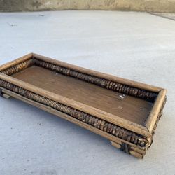 Bamboo & Rattan Rectangle Tray