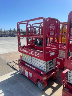 13’ Compact scissor lift