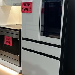 Family Hub Refrigerator White Glass- Refrigerador De Pantalla Vidrio Blanco