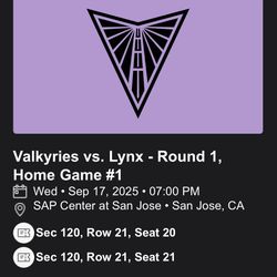 Valkyries Vs. Lynx Playoffs 