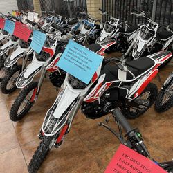 Brand New 125cc Dirt Bikes And Motorcycles 