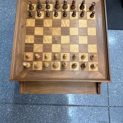 Chess Table and Pieces