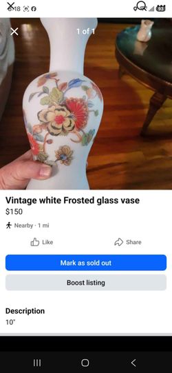 Vintage vase luminarie