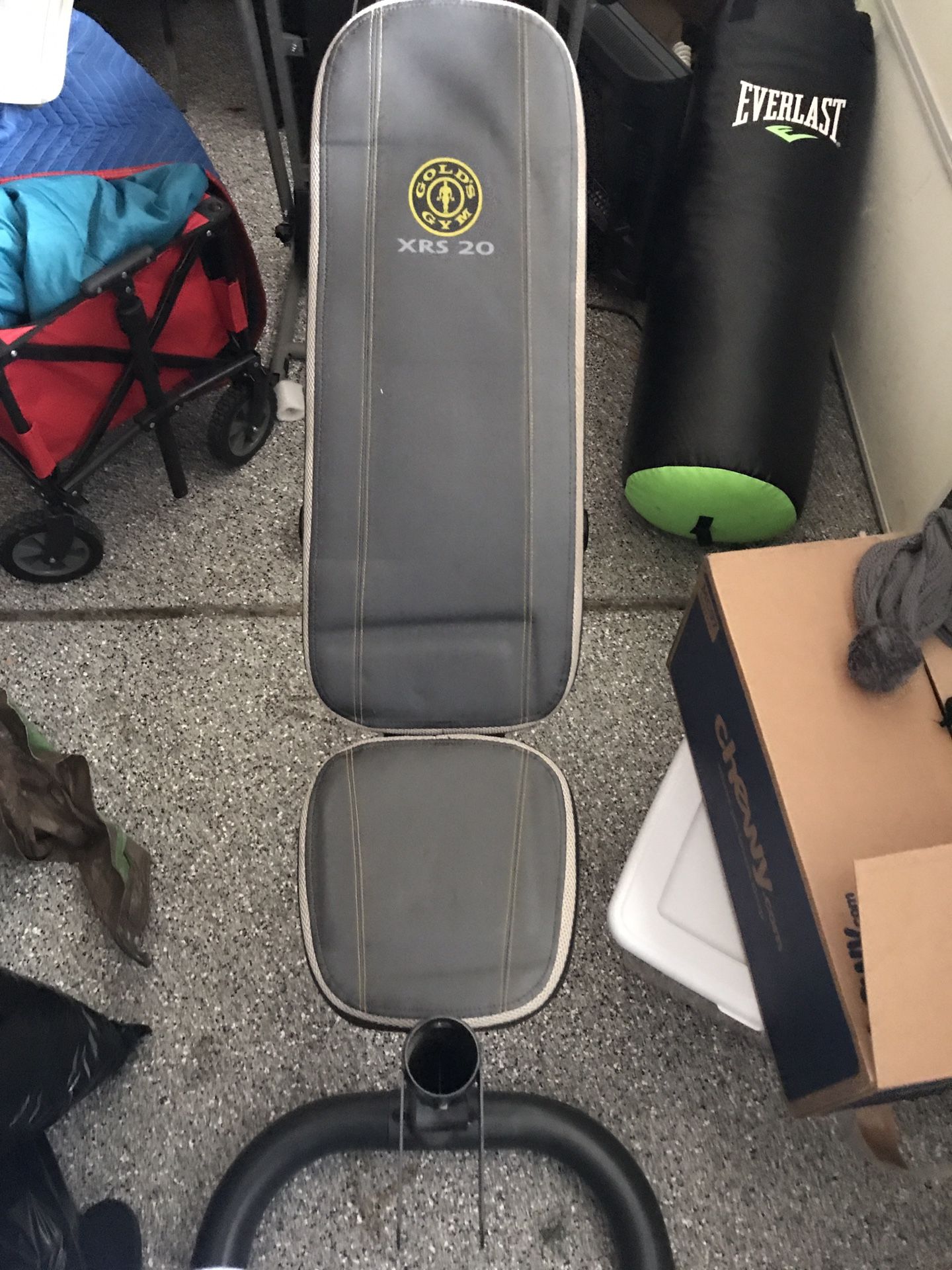 Golds Gym bench press.