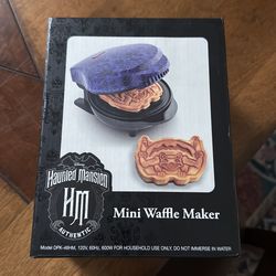 Disney haunted mansion mini waffle maker