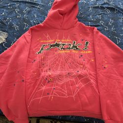 Sp5der Hoodie Pink