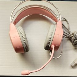 Pink RGB PC Headset