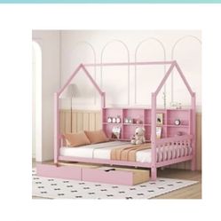 Full Bed with 2 storage drawers