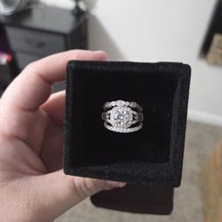 2ct Moissanite Bridal Set