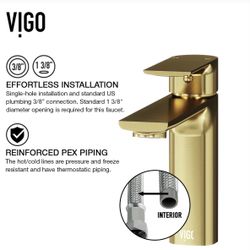 DAVIDSON 6 in. H Single Hole Faucet