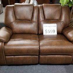 Brand New Manual Reclining Loveseat
