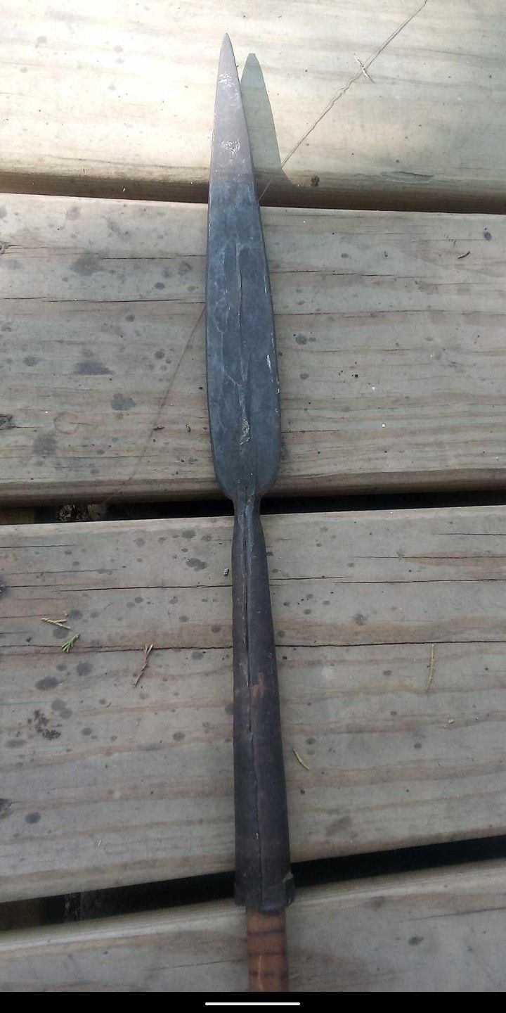 Hand forged Tribal Spear