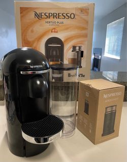 NESPRESSO by Breville VertuoPlus Deluxe Coffee and Espresso Maker